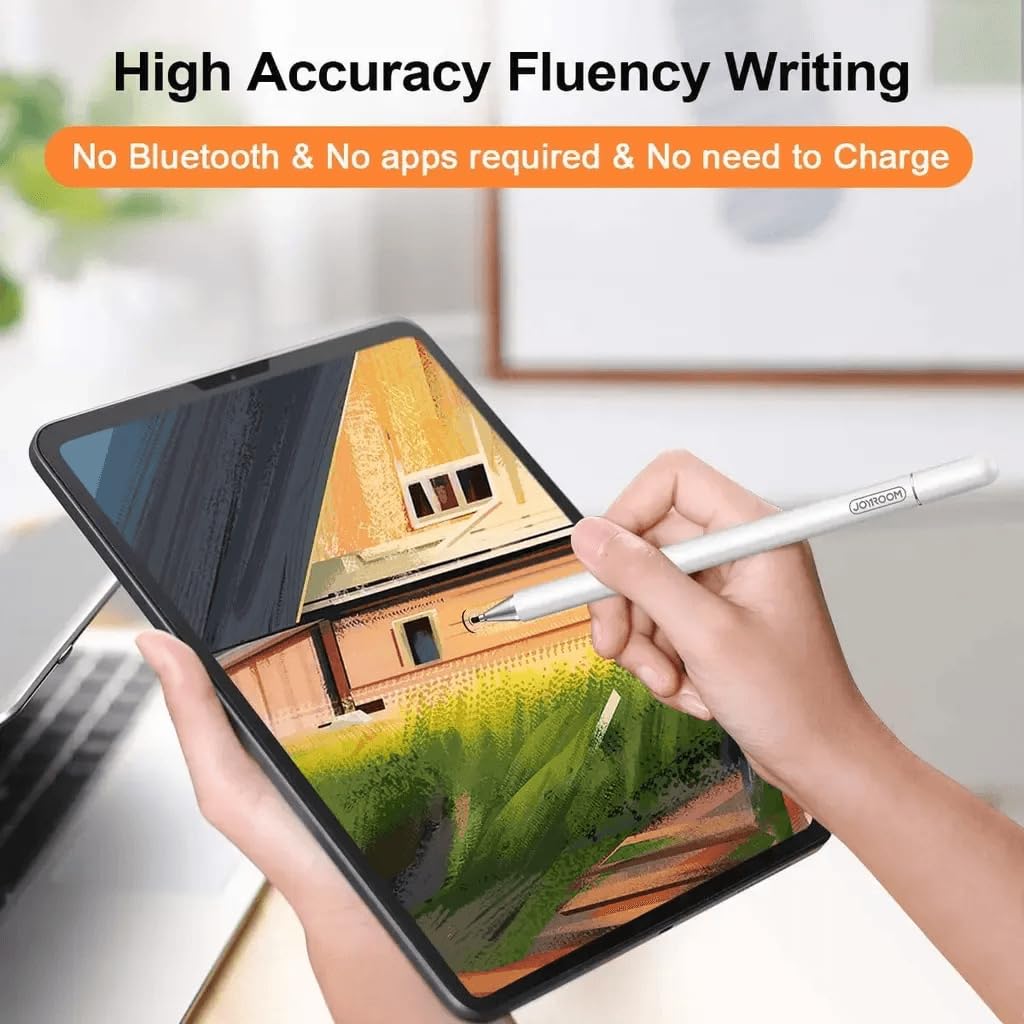 Joyroom JR-BP560S Capacitive Touchscreen Stylus Passive Capacitive Pen For iPad iPhone All Capacitiv Silver