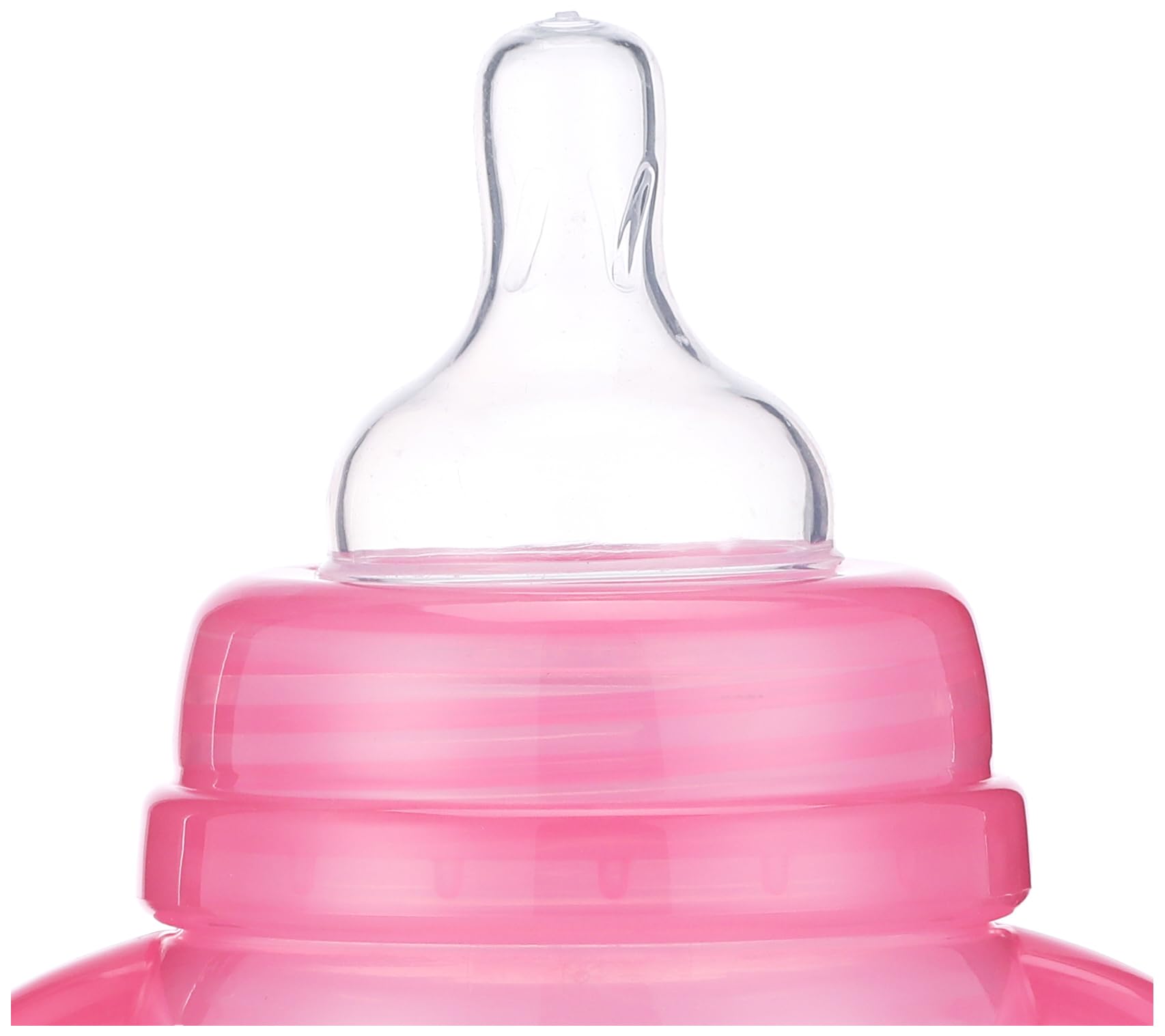 Pink & Blue Premium Feeding Bottle with Handle, 240 ml