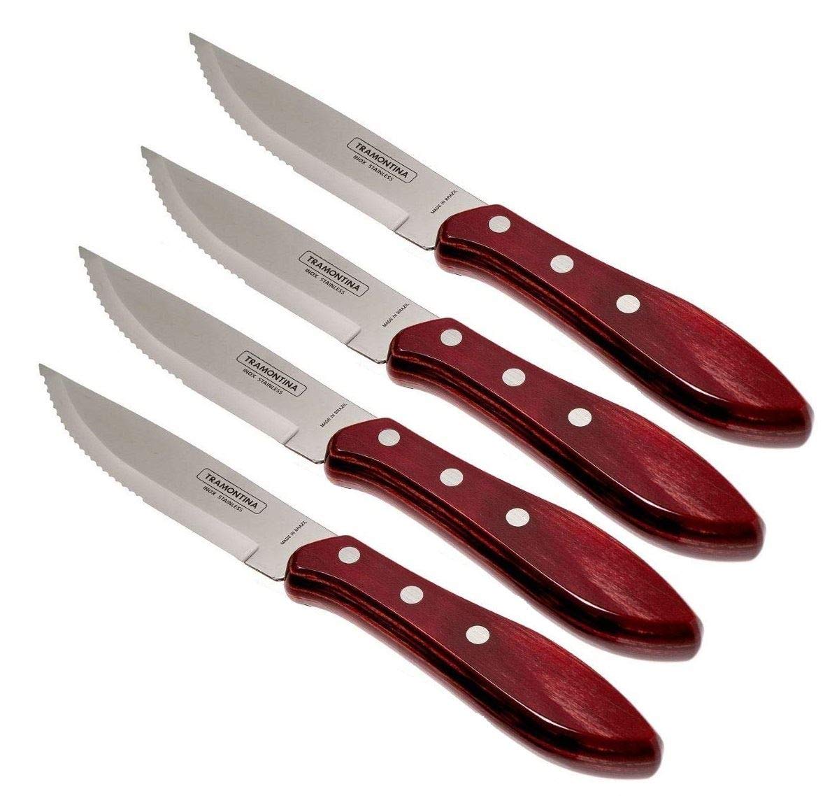 طقم سكاكين الستيك  مثالي لتناول الستيك واللحوم الأخرى بسهولة ودقة. مصنوع من شفرات فولاذية عالية الجودة ومقابض مريحة، ليجمع بين الحدة والمتانة والراحة أثناء الاستخدام. 