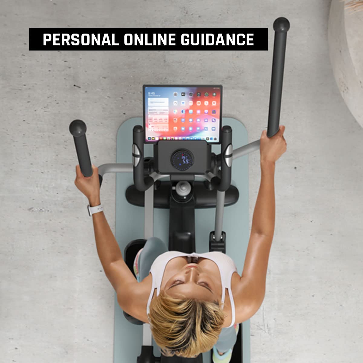  باور ماكس فيتنيس EH-760 الرياضي البيضاوي مع قفص لزجاجة الماء – Safqqa Egypt