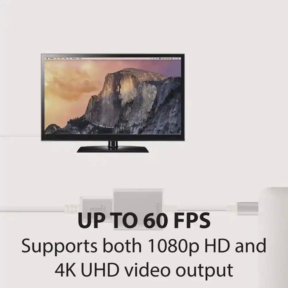 Moshi 99mo084202 usb-c to hdmi adapter - silver