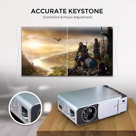 UNIC T6 Mini Projector 3500 Lumins 1280X720 Full HD LED Home Cinema Projector