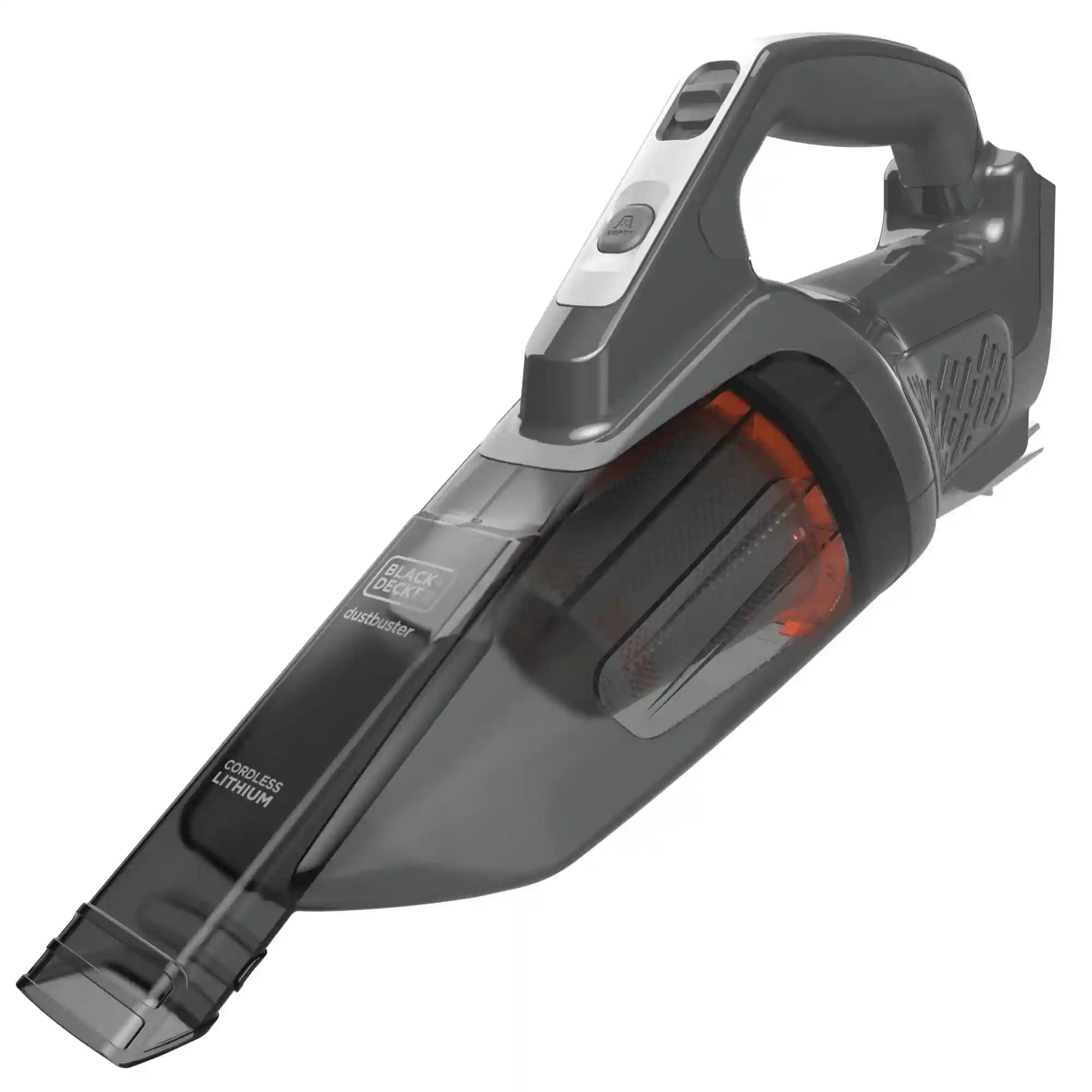 BLACK+DECKER Cordless 18V Handheld Dustbuster Vacuum, 45 Air Watts, 2 Stage Filteration Technology, Extra Large Dust Bowl, Powerful Suction BCHV001B, , Battery/Charger Not Included
