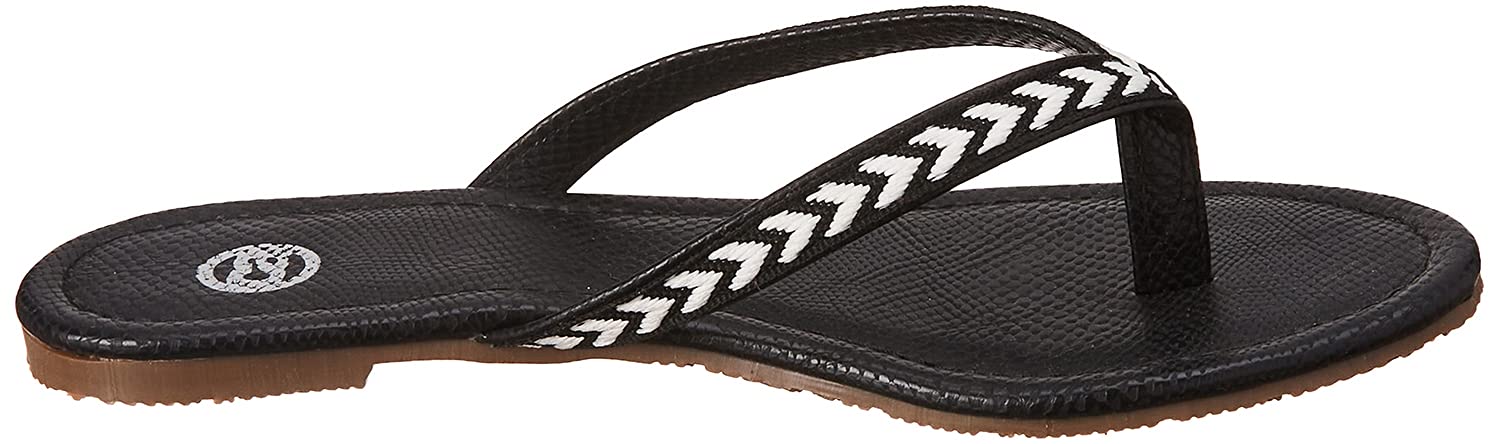 Club Aldo Embroidered Flat Flip Flops for Women