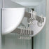 Rayen Double Hanger for all Doors, Easy to Assemble, White