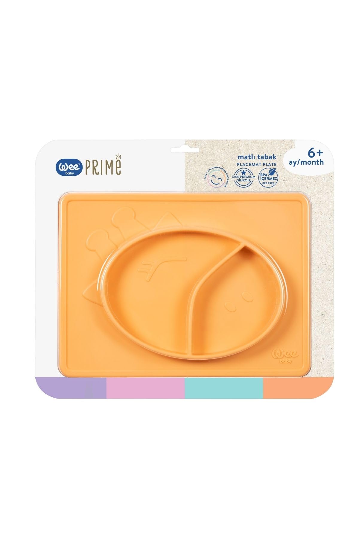 طقم إطعام سيليكون للأطفال الصغار من وي بيبي مصمم ليجعل وقت الأكل أكثر أمانًا وراحة ومتعة. مصنوع من سيليكون عالي الجودة