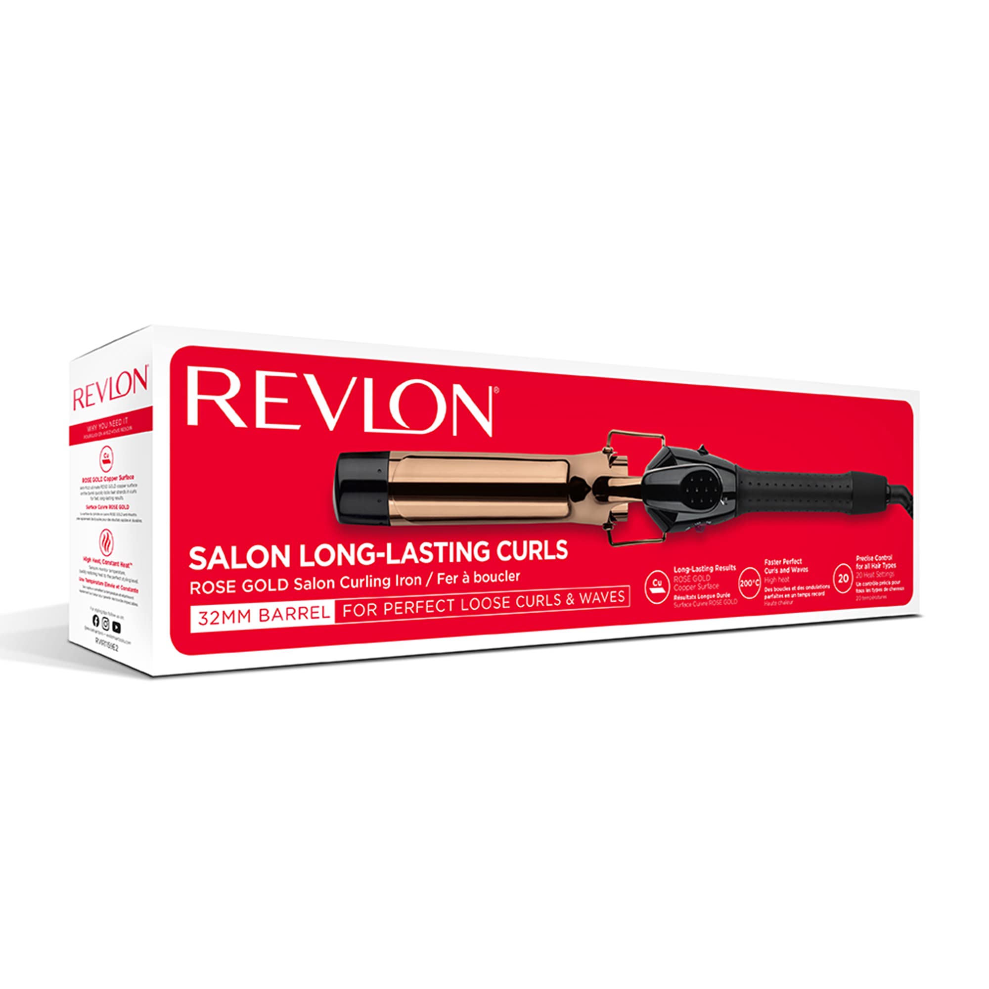 Revlon Professional Curling Iron for Long-Lasting Curls and Shine – Safqqa Egypt