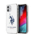 غطاء صلب لهاتف iPhone 12 من U.S. Polo Assn. بشعار DH الكبير