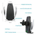 Toxel Penguin S5 2 in 1 Wireless Charger, Smart Automatic Clamping Fast Wireless Car Charger Infrared Auto-sens Air Vent Mount for All Smart Phone, Android Phone and iOS
