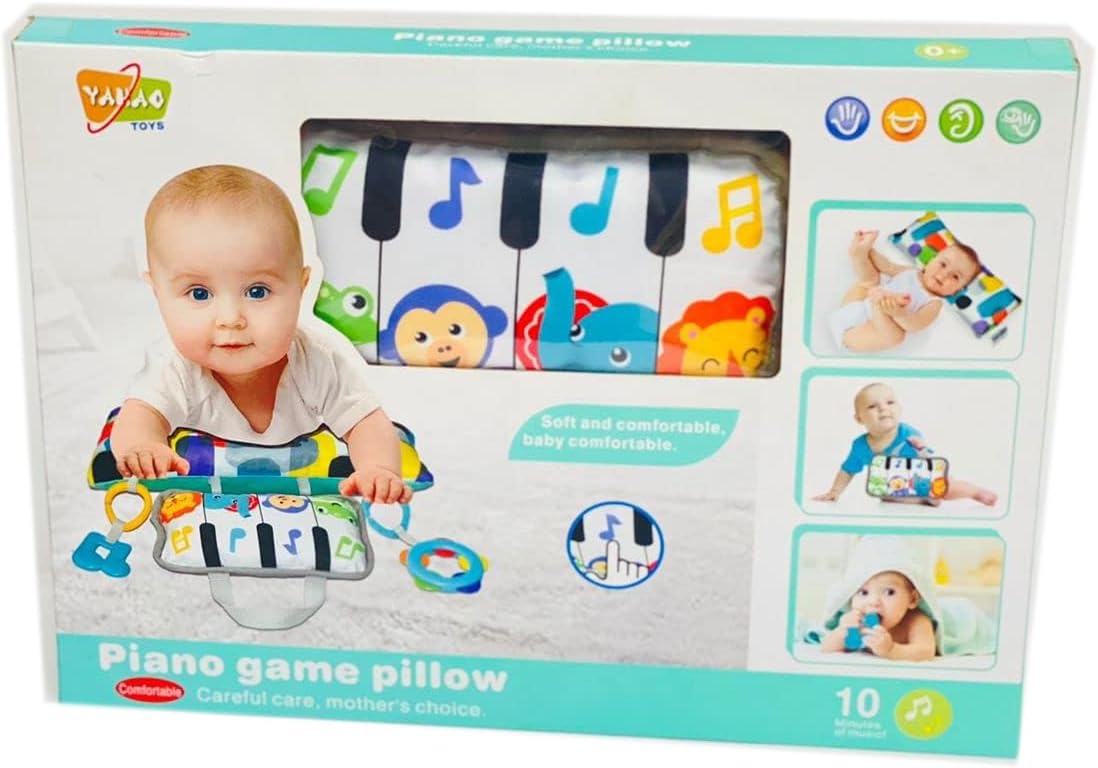 Baby Piano Play Pillow - Careful Mother’s Choice with 10 Minutes of Music