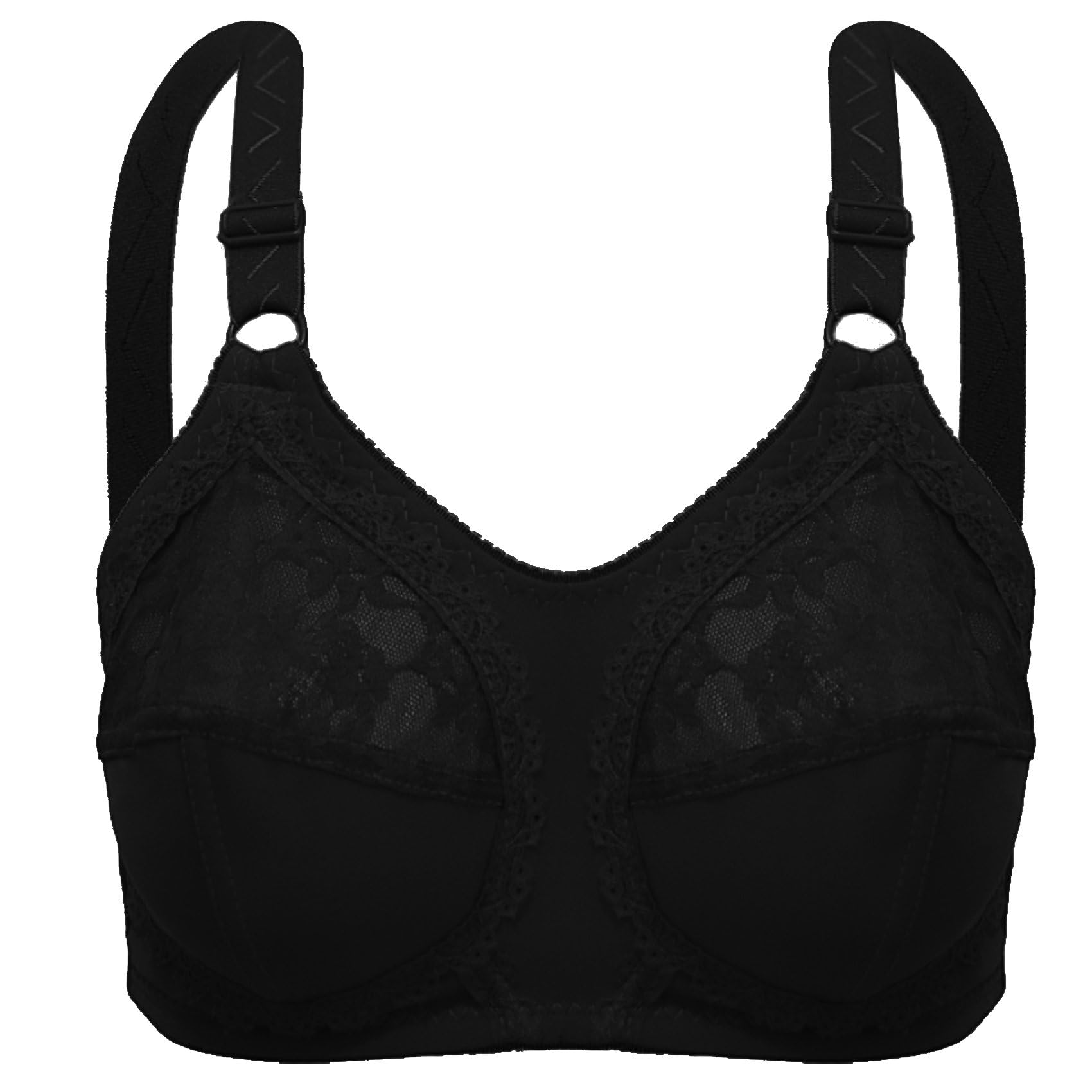 Lasso Womens Super Support Bra Cup C With Lace Bra