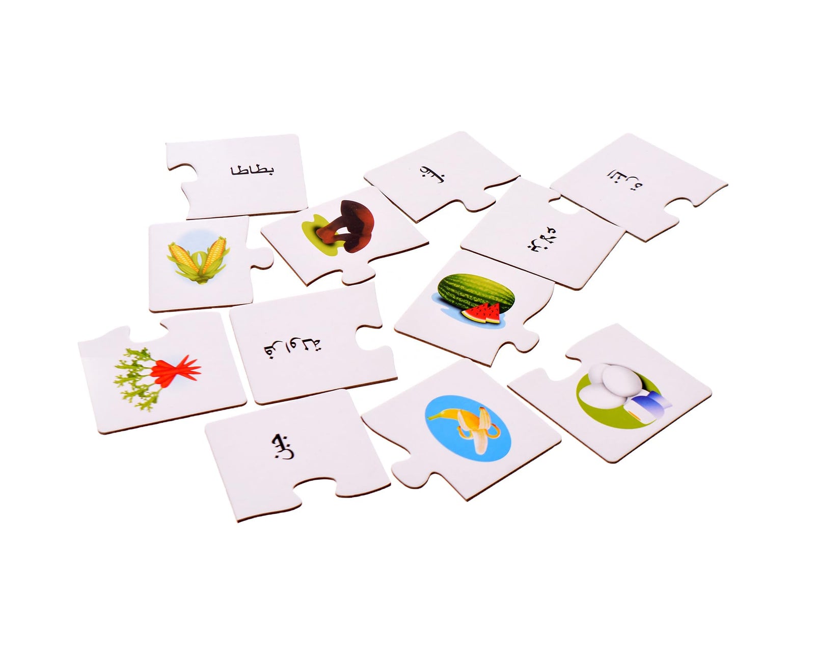 Generic Food Puzzle Game For Kids Enhances cognitive and fine motor skills - Safqqa