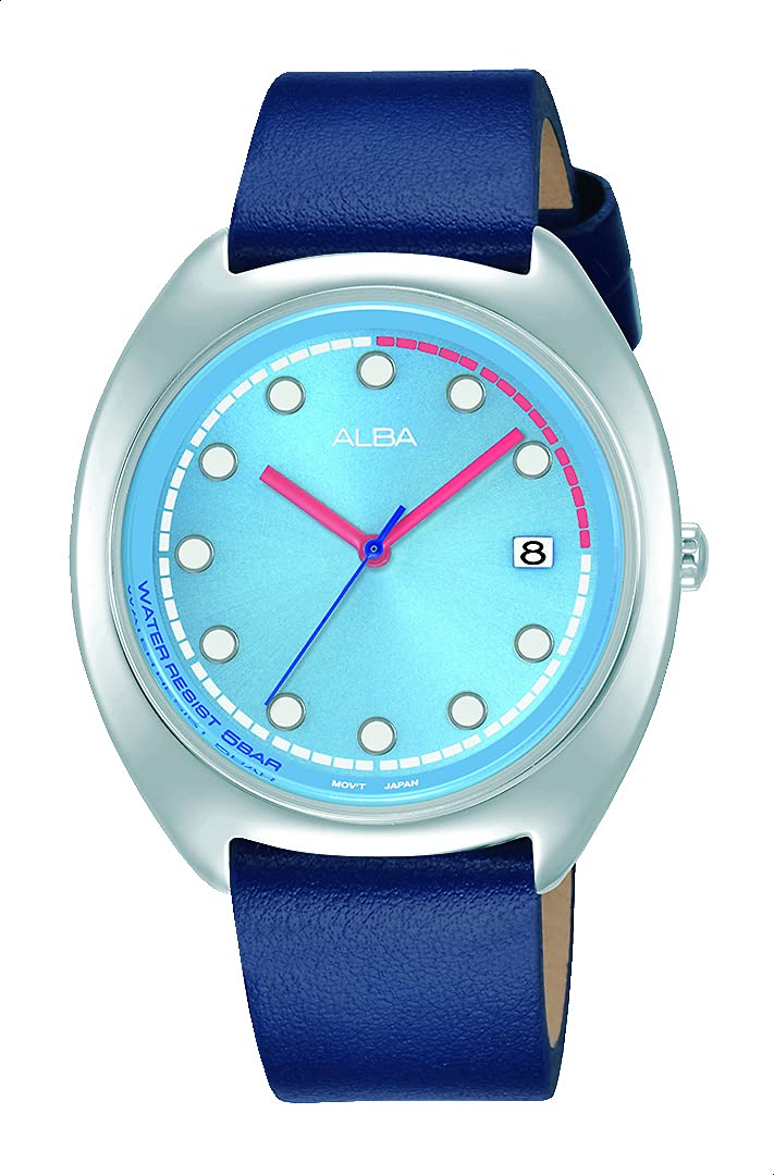 Alba Fusion Leather Band Analog Watch for Women