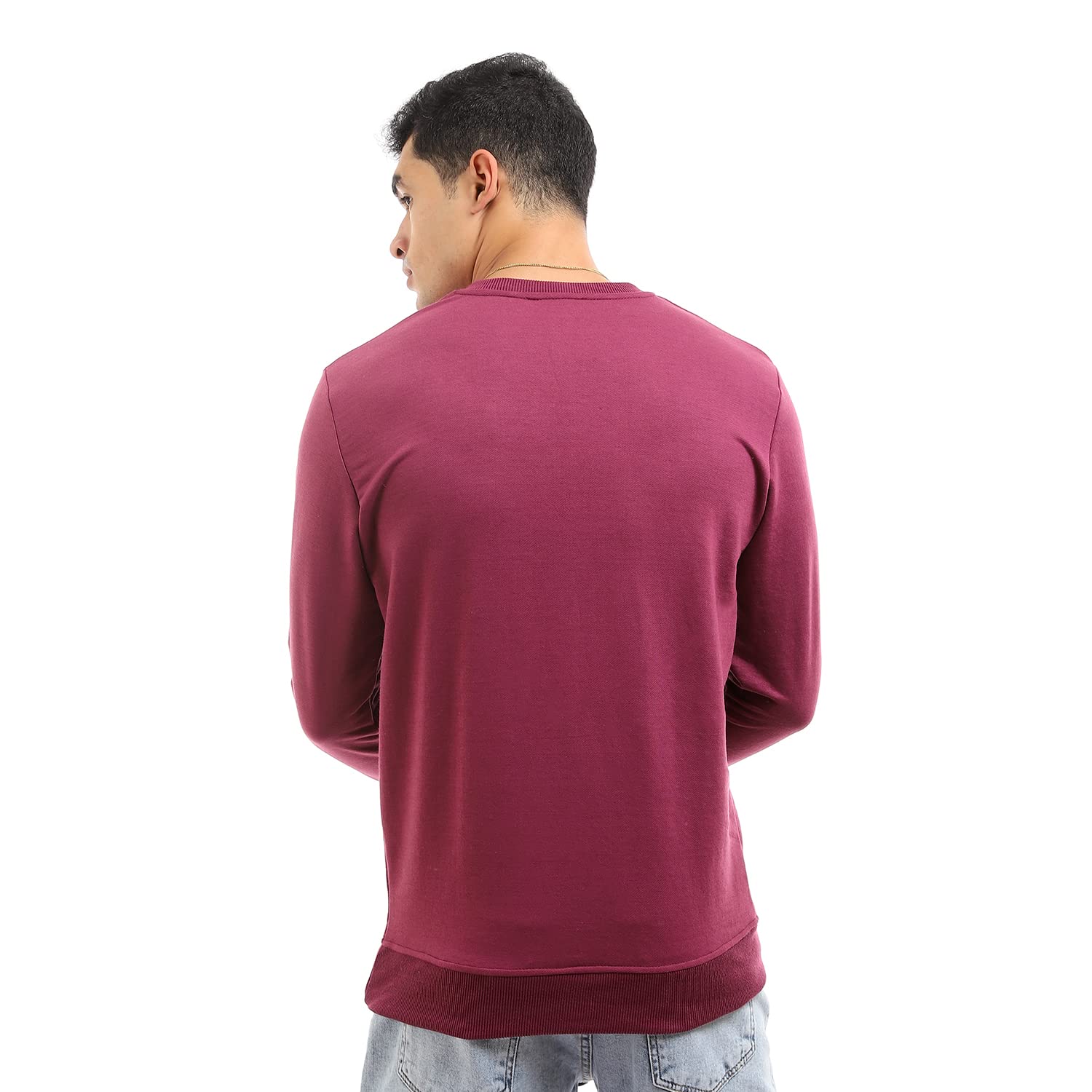 Off Cliff Basic V-Neck Long Sleeves SweatShirt For Men,Durable Off Cliff quality suitable for frequent wear.
