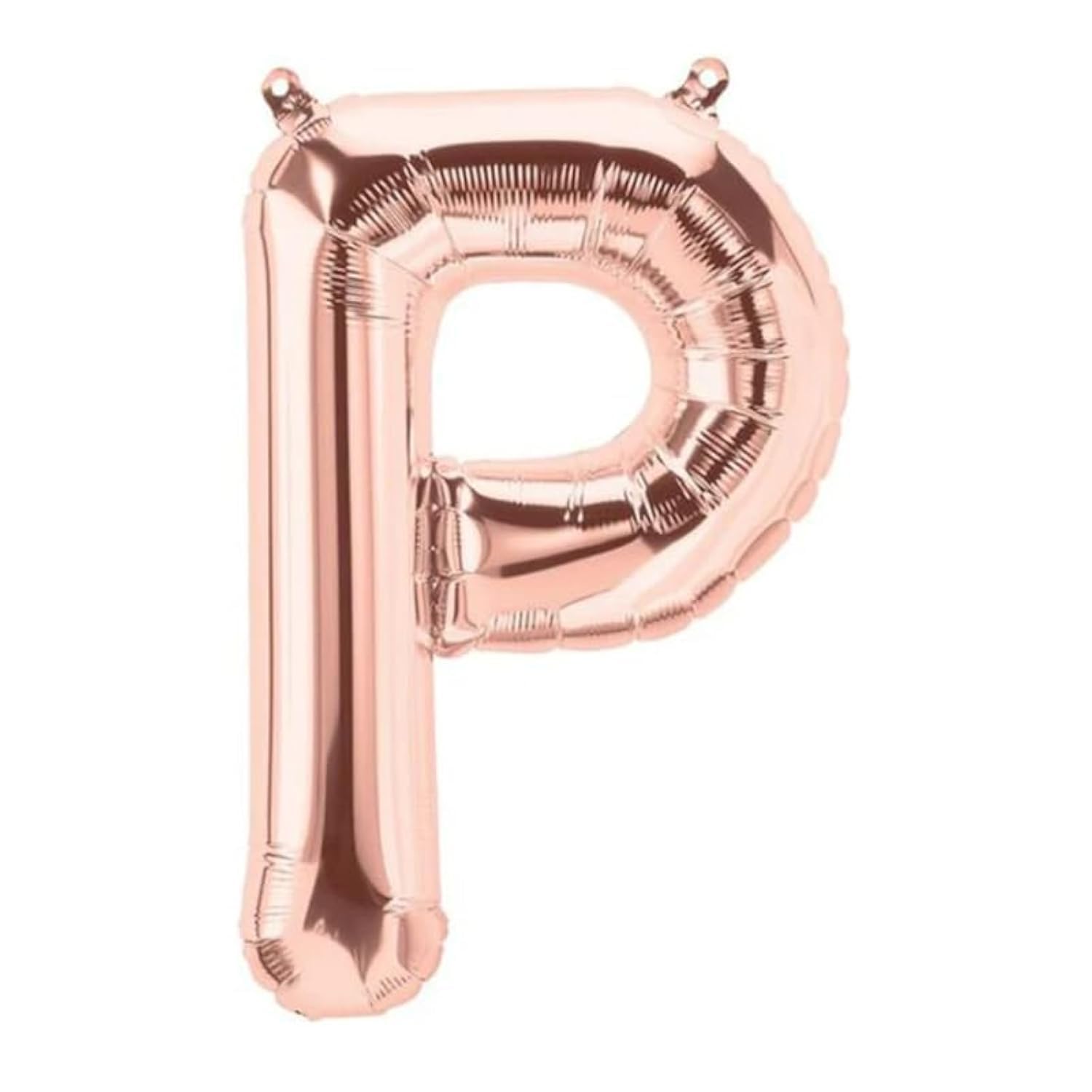 Generic  Foil Balloons For Parties And Birthdays Letter P Shaped, Rose Gold