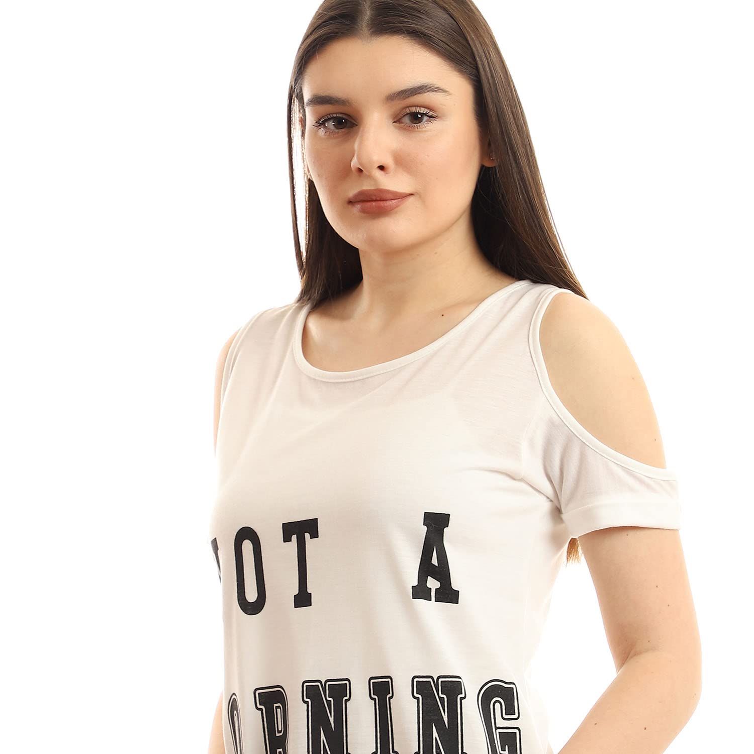 offcliff Women Comfy Printed Cotton Summer Sleepshirt NIGHTGOWN_NIGHTSHIRT - Safqqa Egypt