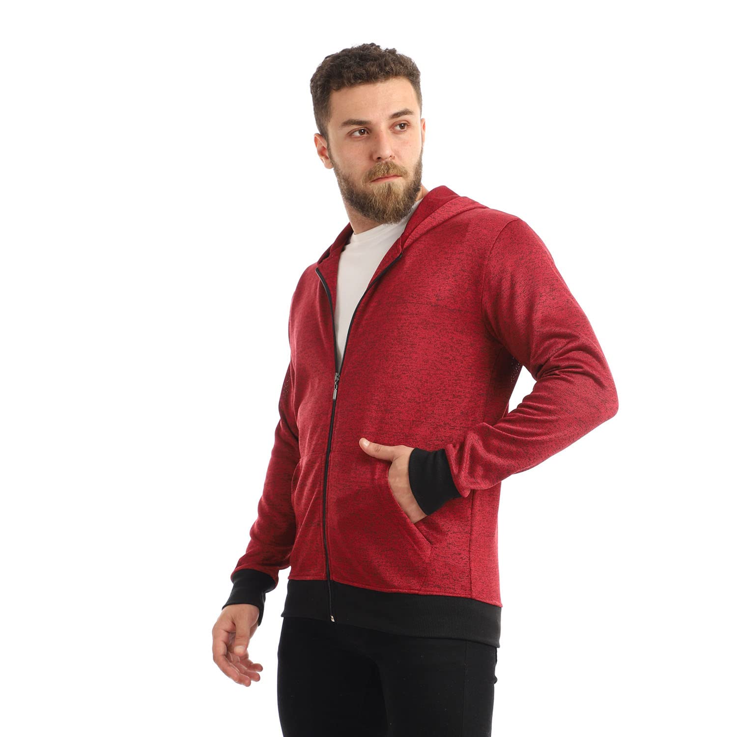 Off Cliff Long Sleeves Zipper Jacket For Men,Easy to care for and built to last.