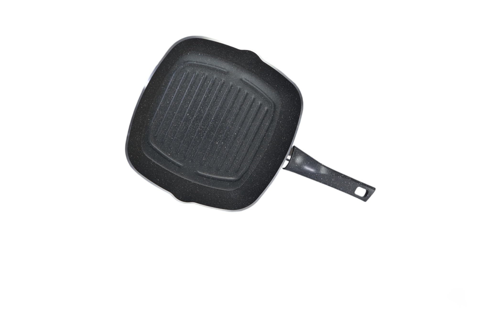 Luxago, 10 pcs Gray Granite Teflon Pot Set• 10-piece pot set for complete cooking needs – Safqqa Egypt