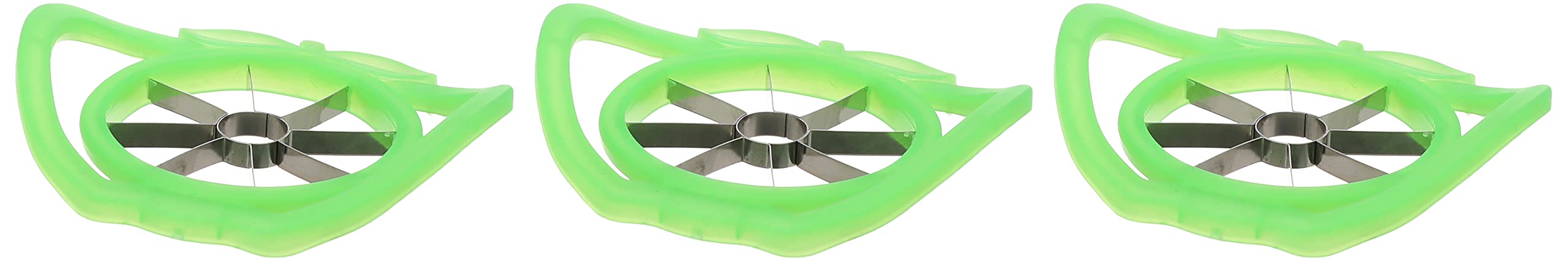 Stainless Steel Apple Slicer with Plastic Handles Apple Shape Cutter