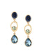 Zaveri Pearls Stones Embellished Classy Drop Earrings For Women - Safqqa Egypt