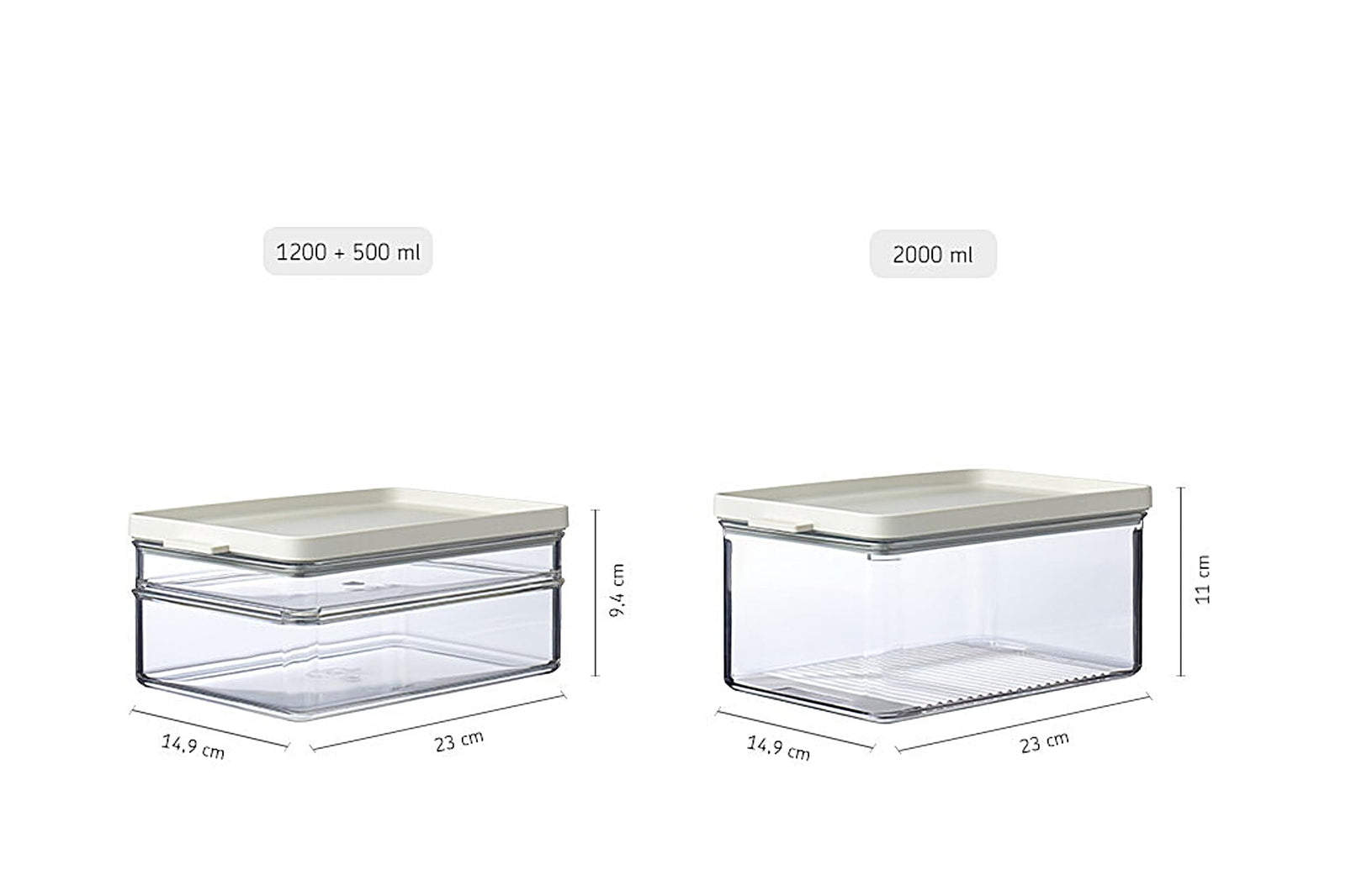 Mepal Fridge Box,Black Durable, high-quality material