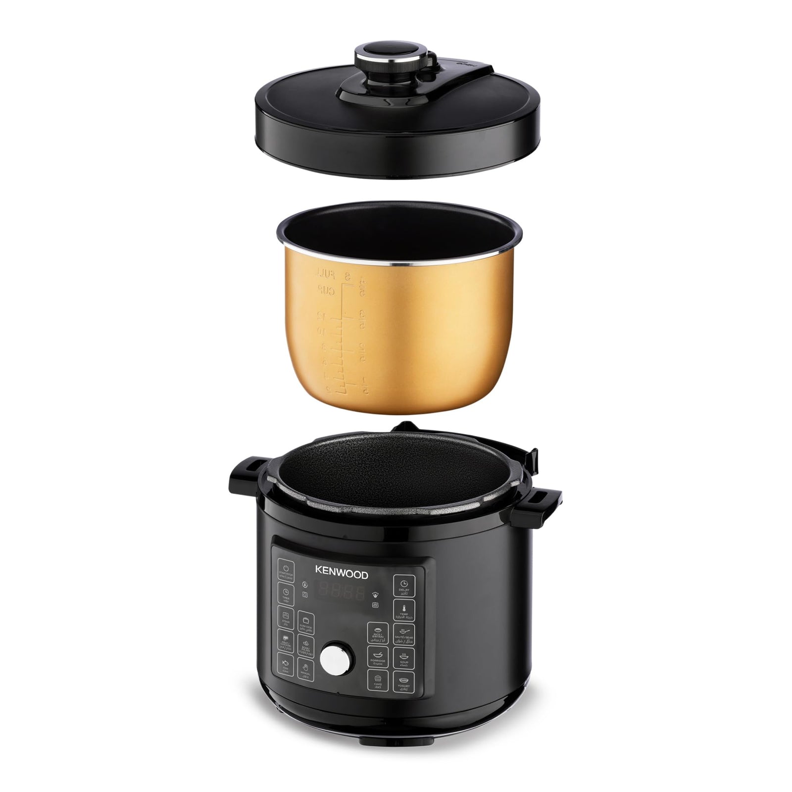 KENWOOD 16-In-1 Electric Pressure Cooker – 6L, 1000W Multifunctional Programmable Multicooker