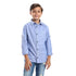 Generic Boys Casual Roll Up Sleeves Cotton Shirt - Safqqa Egypt