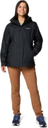 Columbia Women Winter Jacket Black Warm Insulated Coat