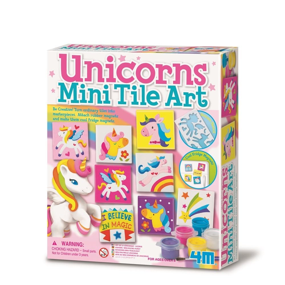 4M Unicorns Mini Tile Art Kit 4740