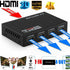 Exon X1049 1x4 HDMI Splitter - 1 In 4 Out Full HD 1080P Duplicate Screen Monitor Switch for PC, PS3/4/5, HDTV, Projector