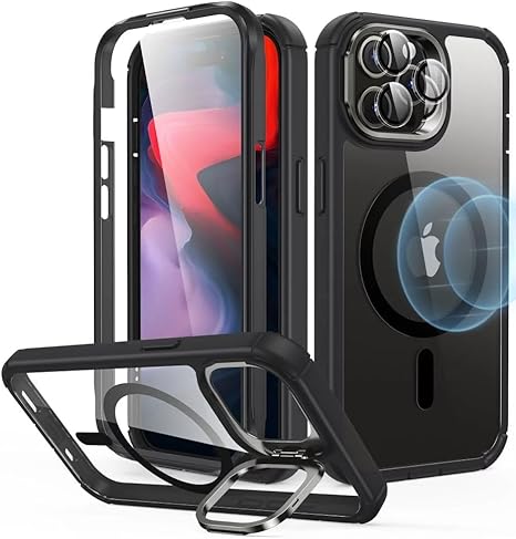 ESR Armor Series Case for iPhone 15 Pro Max – Full-Body Shockproof MagSafe Case with Stand
