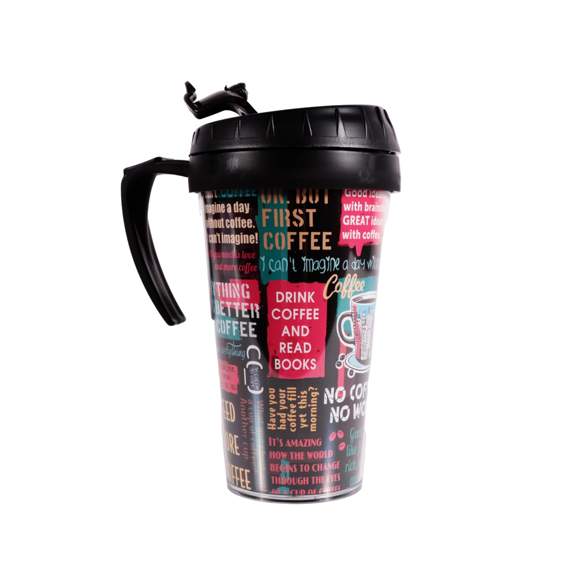 Herevin Coffee Mug with Handle – Durable Ceramic, Microwave & Dishwasher Safe, Made in Turkey