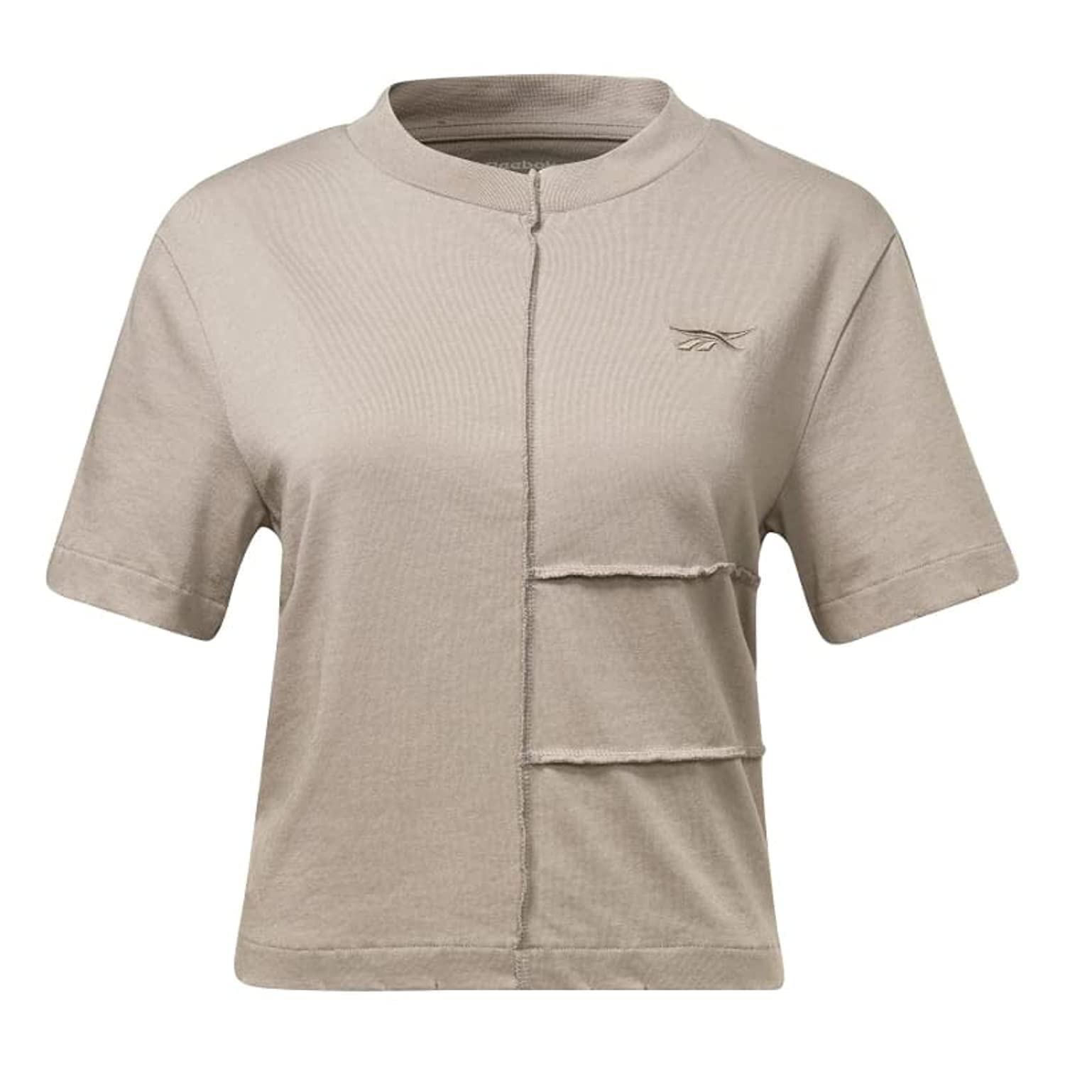 تيشرت تدريب ام واي تي باكمام قصيرة بتصميم قص وخياطة للنساء من ريبوك