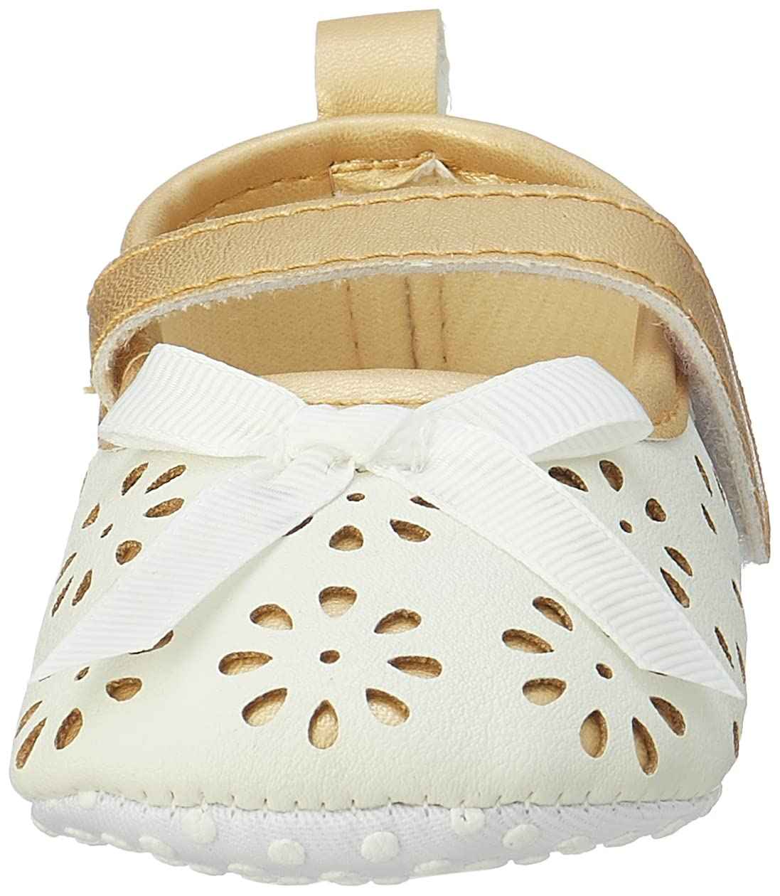 Mix & Max Two-Tone Faux Leather Velcro-Strap Bow-Detail Shoes for Girls