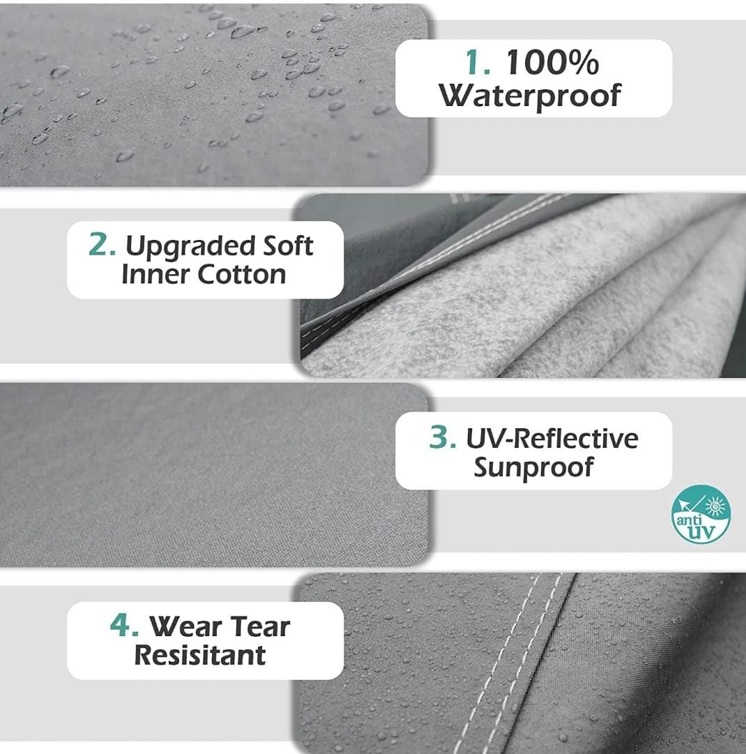 غطاء سيارة مقاوم للماء مبطن من طبقتين – حماية قوية للسيارة MG 6