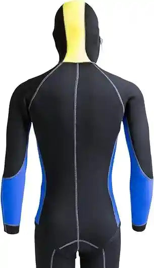 Cressi Men's Medas 5mm Neoprene Wetsuit Jacket Longjohn - Black/Blue ( Pack of 1 ) (Jacket) - Safqqa Egypt