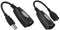 Z1054 كابل وصلة محول USB الى ار جيه 45 من زونيك، مجموعة شبكة موسع لكاميرات والطابعات ولوحة الالعاب والكيبورد والماوس والمزيد