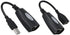 Z1054 كابل وصلة محول USB الى ار جيه 45 من زونيك، مجموعة شبكة موسع لكاميرات والطابعات ولوحة الالعاب والكيبورد والماوس والمزيد