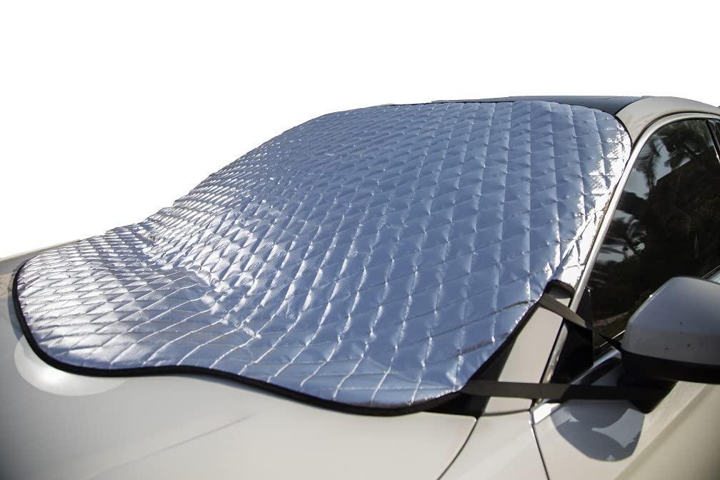 Car Umbra Windshield Sun Shield – Universal Fit, 3 Layers Protection, Grey