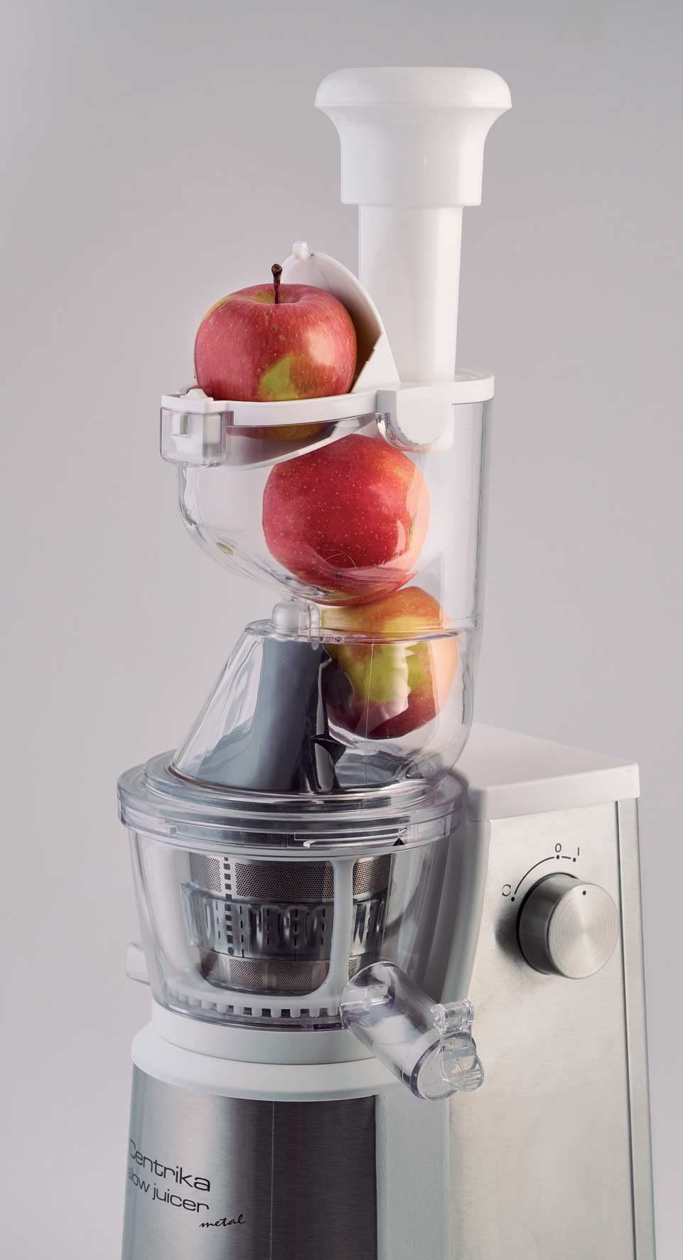 عصارة أرييتي 177 سينتريكا البطيئة - عصارة عصر بارد من الفولاذ المقاوم للصدأ بقوة 400 واط