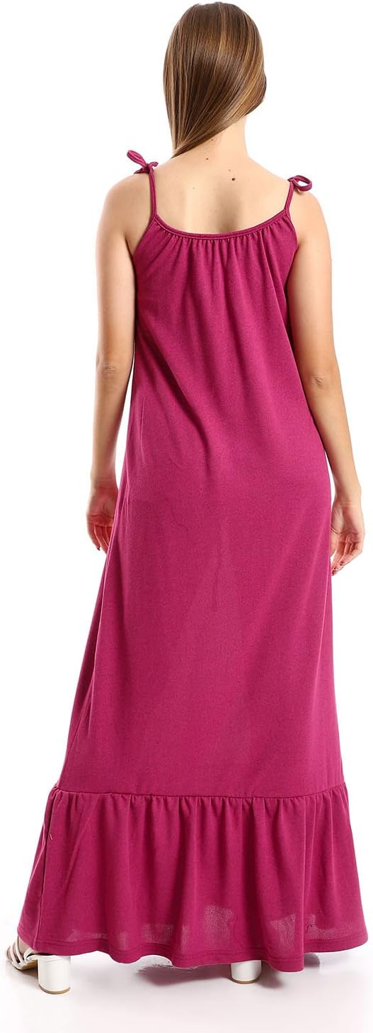 فستان جميله الكاجوال بدون أكمام بتصميم متعدد الطبقات للنساء يتميز بأناقة بسيطة وراحة مثالية طوال اليوم. – Safqqa Egypt