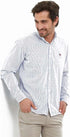 White Rabbit Men's Long Sleeve Stripe Pattern Shirt