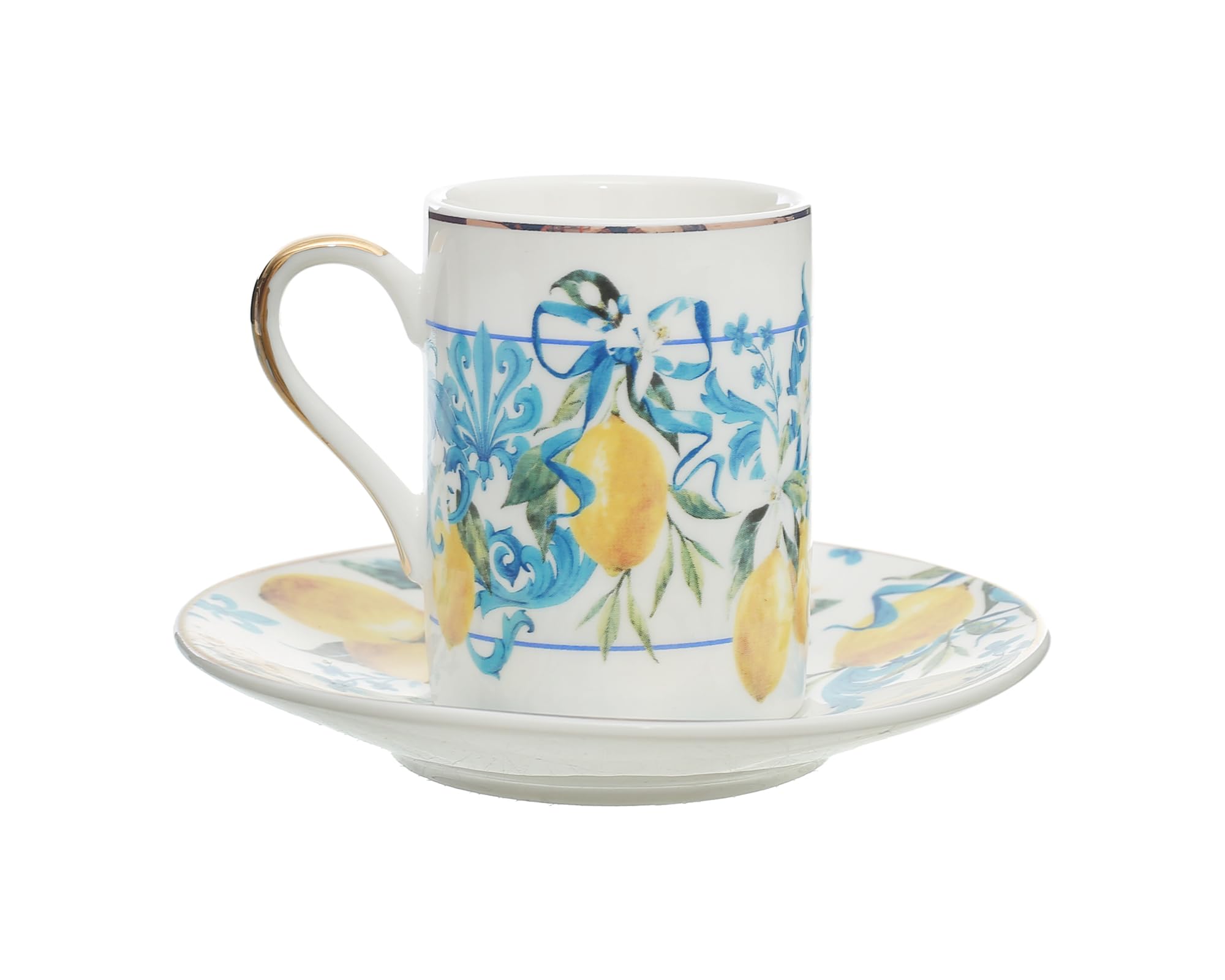 Neoflam Porcelain Coffee Cup Set – 90ml, Elegant and Durable