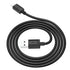 Hoco X73 - Charging And Data Transmittion Cable (2.4A -1M), USB-A To Lightning Plug, Compatible With Apple iPhone iPad Airpods - Black