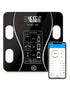 Digital Personal Scale, Smart Body Weight Scale with Bluetooth and App, USB Rechargeable Body Composition Monitor (Black) Provides fast and even heating for optimal performance.