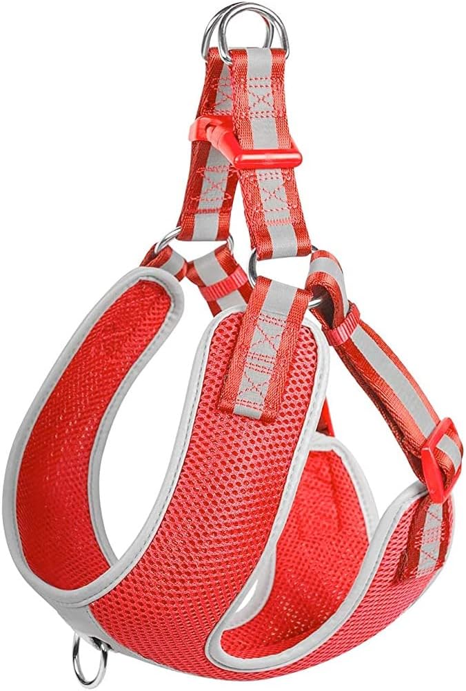 Fida Reflective TQ Adjustable Dog Harness – Lightweight Soft Mesh - Safqqa