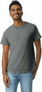 Gildan Men Cotton T-Shirt Grey Pack of 2
