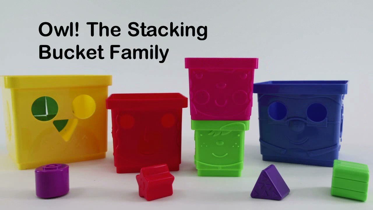 Owl the stacking bucket family 5 amazing stacking buckets