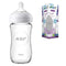 Philips Avent Natural Glass Baby Bottle 240ml +1Months Easy to Combine with Breastfeeding/Allows Natural Latch - Safqqa Egypt