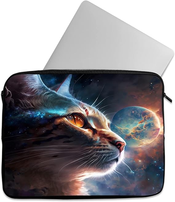 Tat Casual Printed Laptop Carrying Case with Zipper